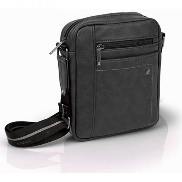 Τσάντα μεσαία ώμου μαύρη Gabol Borneo 517404 Shoulder Bag Black