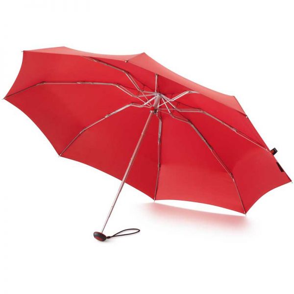 Manual Mini Folding Umbrella Knirps X1 Red / Heart