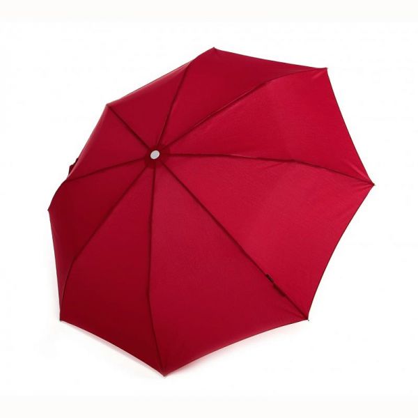 Manual Mini Folding Umbrella Knirps X1 Red / Heart