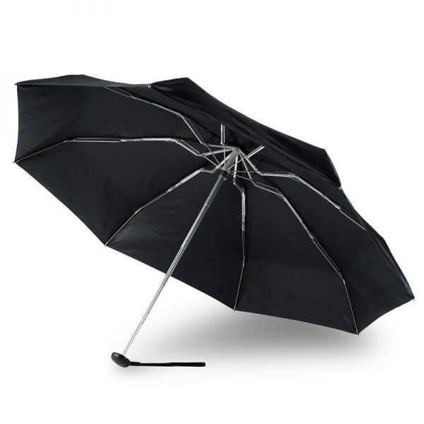 Ομπρέλα super mini σπαστή μαύρη Knirps Pocket Umbrella X1 Black