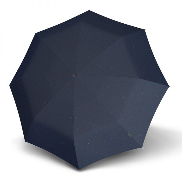 Automatic Open - Close Folding Umbrella Knirps T.200 Duomatic Fashion Collection Men Frank Blue