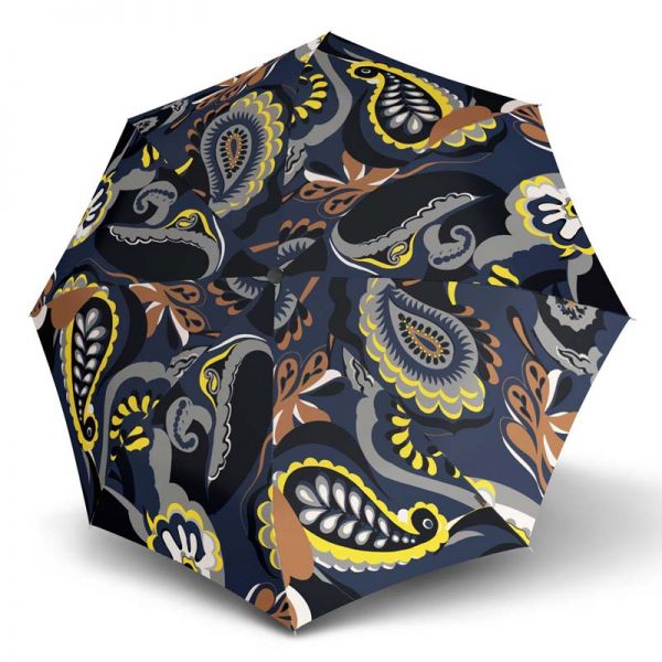 Automatic Open - Close Folding Umbrella Knirps T.200 Duomatic Romy Sand