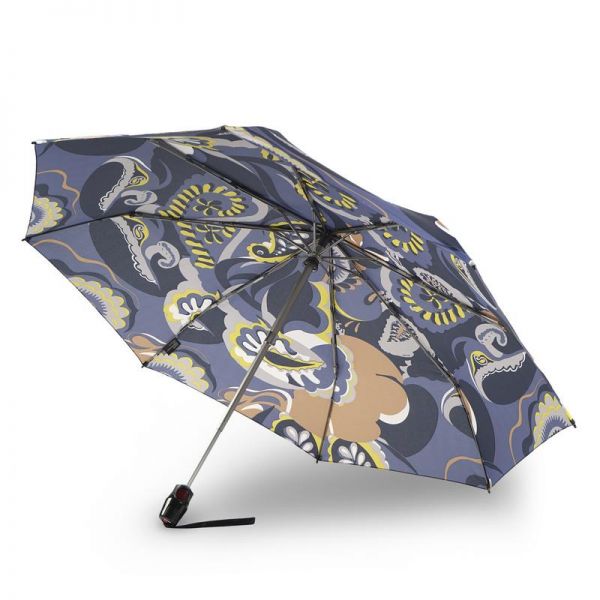 Automatic Open - Close Folding Umbrella Knirps T.200 Duomatic Romy Sand