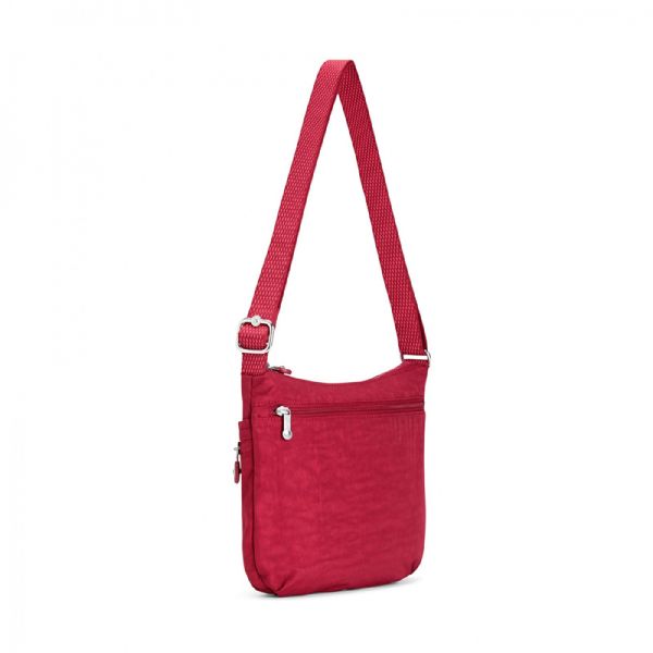 Τσάντα ώμου γυναικεία κόκκινη Kipling Basic Arto Shoulder Bag Cross-Body Radiant Red C,πίσω όψη