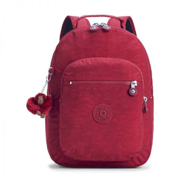 Σακίδιο πλάτης γυναικείο κόκκινο Kipling Clas Seoul S Backpack Radiant Red C