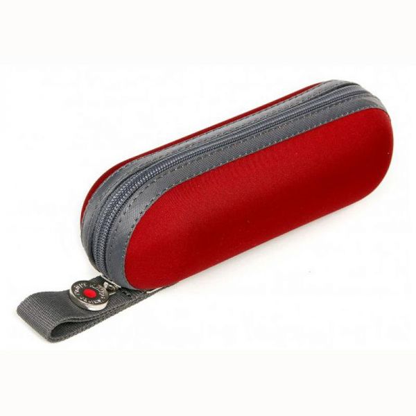 Manual Mini Folding Umbrella Knirps X1 Red / Heart