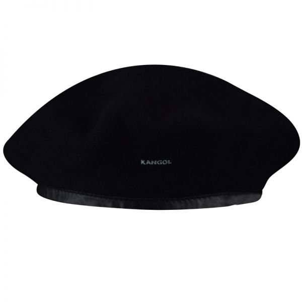 Καπέλο μπερές μάλλινος μαύρος Kangol Wool Monty Beret Black