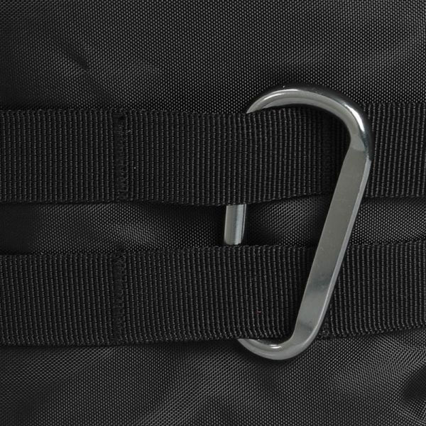 Τσάντα ταξιδίου - σακίδιο πλάτης μαύρο National Geographic Hybrid 3 Way Backpack Black, μπροστινή όψη, λεπτομέρεια.