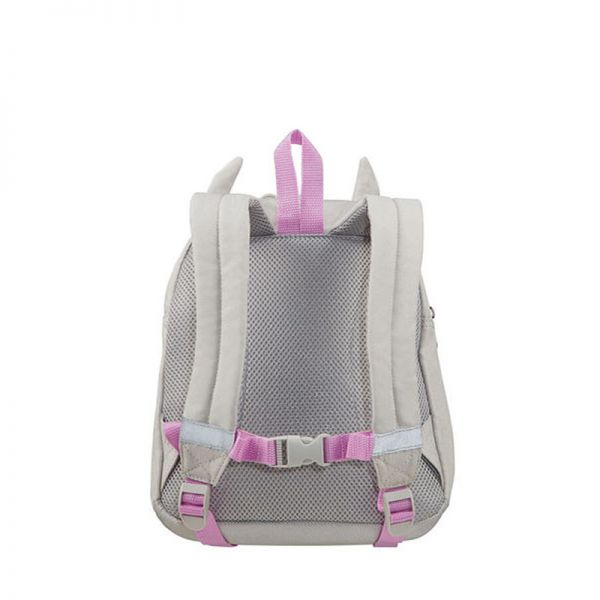 Σακίδιο πλάτης παιδικό Aubrie το λάμα  Samsonite Happy Sammies Alpaca Aubrie Backpack S, πίσω όψη