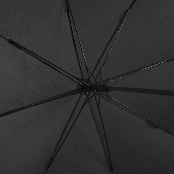 Ομπρέλα μεγάλη συνοδείας αυτόματη  αντιανεμική μαύρη Perletti Technology Stick Umbrella  Black