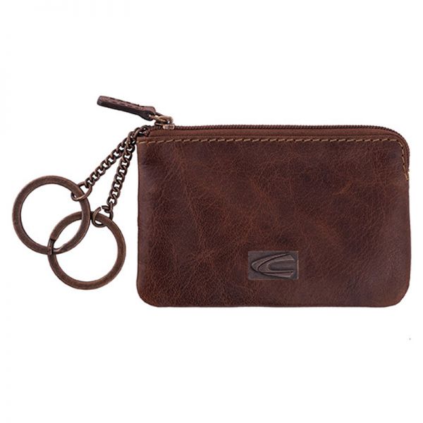 Κλειδοθήκη δερμάτινη καφέ Camel Active Calgary Key Holder Brown