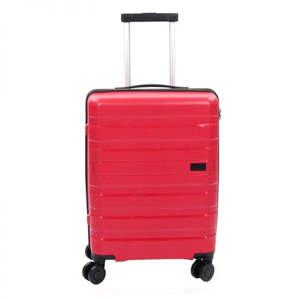 Βαλίτσα σκληρή καμπίνας κόκκινη με 4 ρόδες Jaguar Airline Trolley Cabina Red