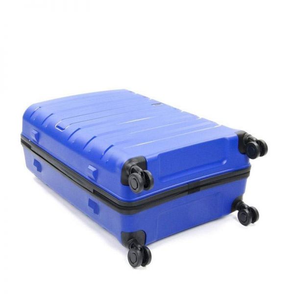 Βαλίτσα σκληρή καμπίνας μπλε με 4 ρόδες Jaguar Voyager Trolley Cabin Blue