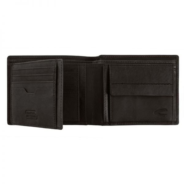 Leather Wallet Camel Active Hanoi 279-703-60 Black