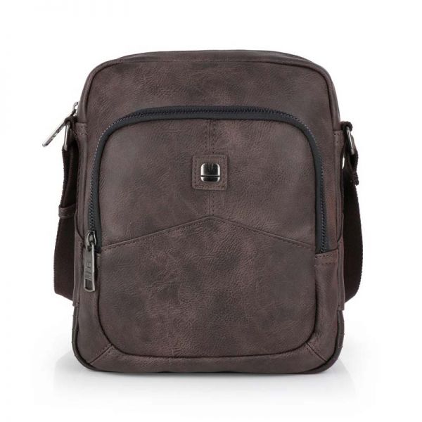 Τσαντάκι ώμου μεσαίο καφέ Gabol Tour Shoulder Bag