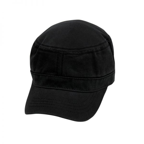 Καπέλο τζόκεϊ  καλοκαιρινό βαμβακερό, μαύρο