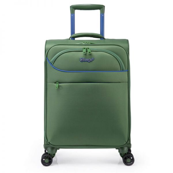 Βαλίτσα μαλακή μικρή με τέσσερεις ρόδες πράσινη Verage Breeze 4W Ivy Green 55cm