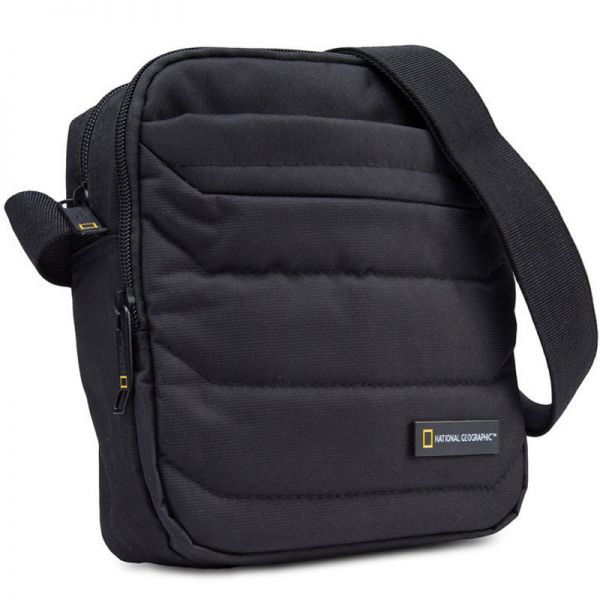 Τσαντάκι ώμου ανδρικό μαύρο National Geographic Pro Utility Bag N00702-06 Black