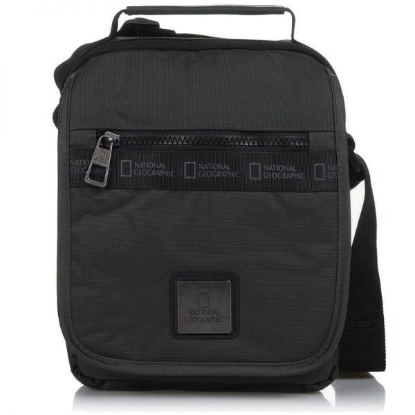 Τσάντα ώμου - χεριού ανδρική μαύρη National Geographic Generation N Utility Bag With Top Handle Black