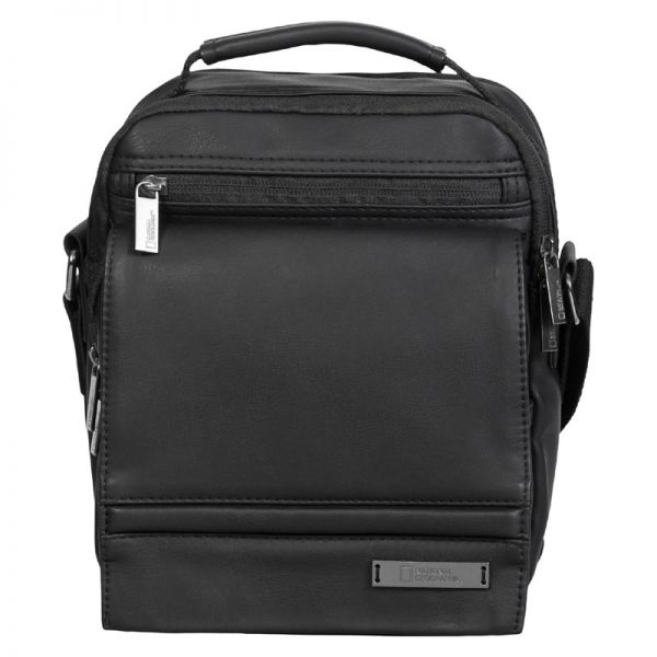 Τσάντα ανδρική ώμου & χεριού μαύρη National Geographic Utility Bag With Handle Black