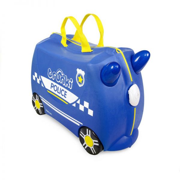 Kids Cabin Luggage Trunki Percy The Police Car