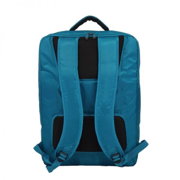 Τσάντα ταξιδίου - σακίδιο πλάτης τιρκουάζ Stelxis Ultra Light Cabin Bag Turquoise,πίσω όψη