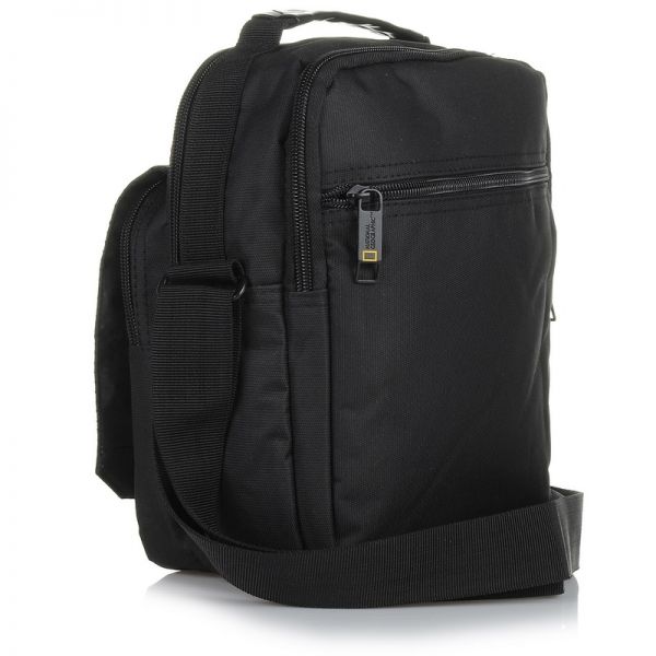 Τσάντα ώμου - χεριού ανδρική μαύρη National Geographic Pro Utility Bag With Top Handle Black