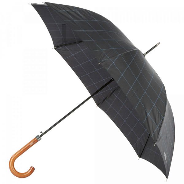 Ομπρέλα ανδρική μεγάλη αυτόματη καρώ Ferré‎ Stick Umbrella Men's Design Check