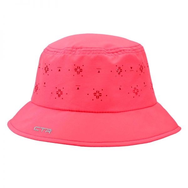 Καπέλο γυναικείο ροζ με αντηλιακή προστασία CTR Summit Ladies Bucket Hat Geranium
