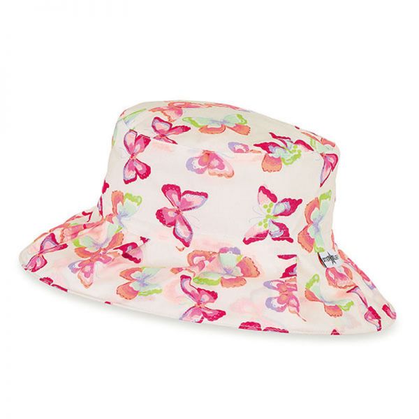 Καπέλο καλοκαιρινό βαμβακερό με πεταλούδες Sterntaler Hat Wired Brim Butterflies