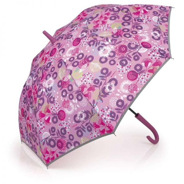 Ομπρέλα μεγάλη γυναικεία αυτόματη φλοράλ Gabol Ladies Automatic Stick Umbrella Linda.