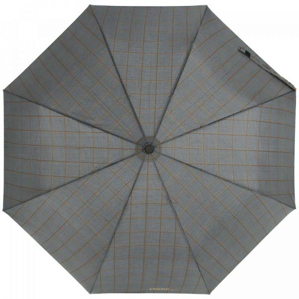 Ομπρέλα ανδρική σπαστή με γυριστή λαβή, καρώ, αυτόματη Ferré‎ Automatic Folding Umbrella Check  Blue.