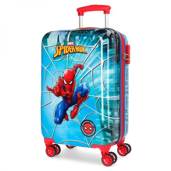 Βαλίτσα παιδική καμπίνας Spiderman Street Luggage