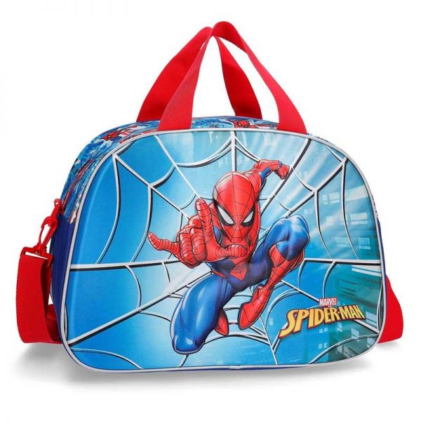 Kids' Travel Bag Spiderman Street Blue