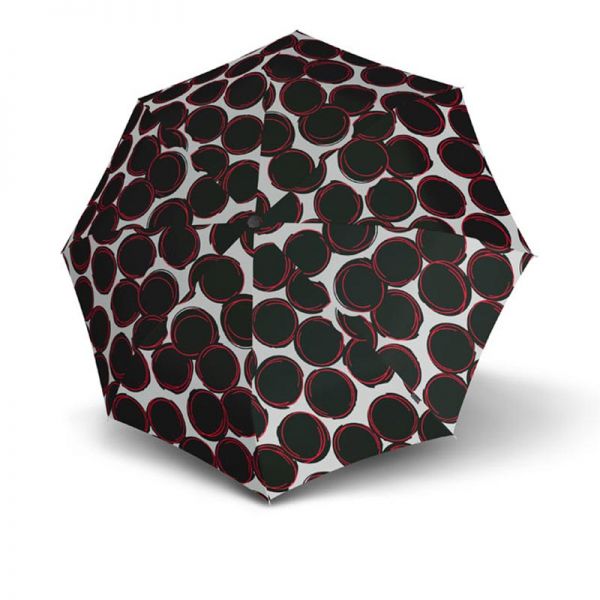 Ομπρέλα σπαστή αντηλιακή με αυτόματο άνοιγμα - κλείσιμο Knirps T.200 Folding Umbrella Duomatic Cala UV Protection Black.