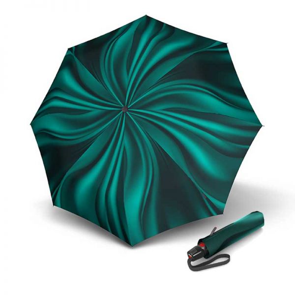 Ομπρέλα σπαστή γυναικεία αυτόματο άνοιγμα - κλείσιμο Knirps T.200 Folding Umbrella Duomatic Supernova Jade.