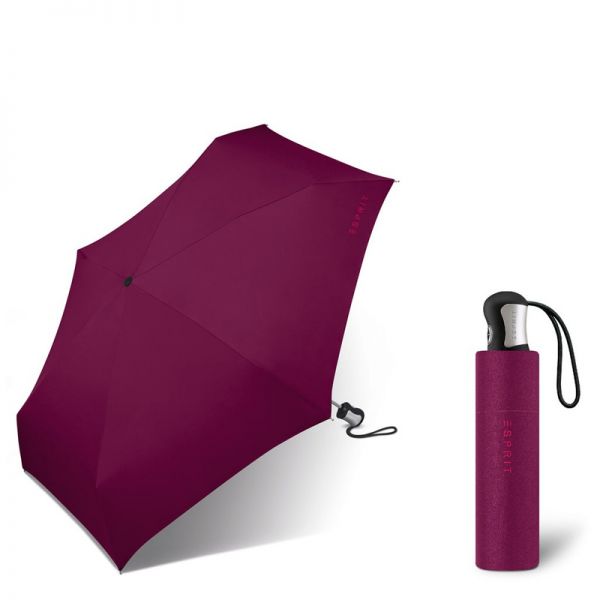 Ομπρέλα σπαστή mini αυτόματο άνοιγμα - κλείσιμο Esprit Easymatic 4 Sections Folding Umbrella Bordeaux.