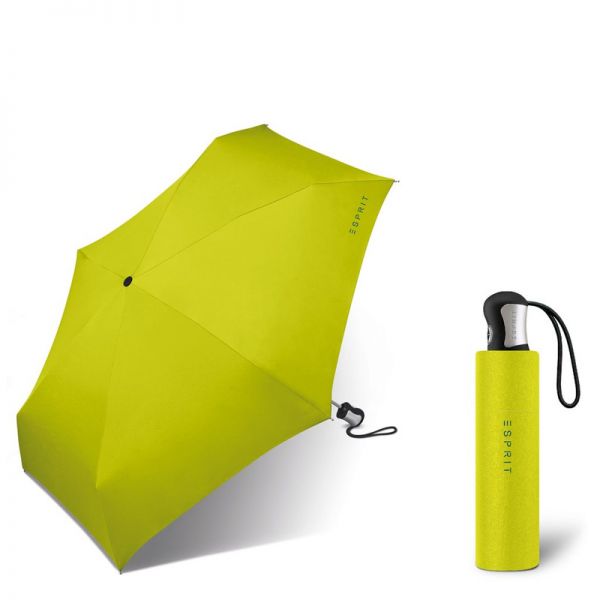 Ομπρέλα σπαστή mini αυτόματο άνοιγμα - κλείσιμο Esprit Easymatic 4 Sections Folding Umbrella Lime.