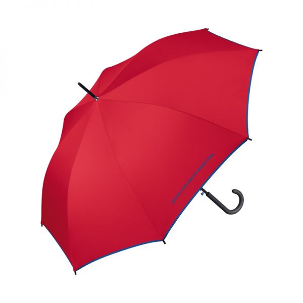 Long Automatic Umbrella United Colors of Benetton Red