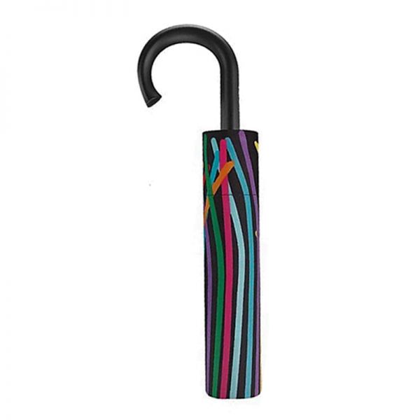 Ομπρέλα σπαστή πολύχρωμες κορδέλες United Colors Of Benetton Super Mini RH Folding Umbrella Ribbons.