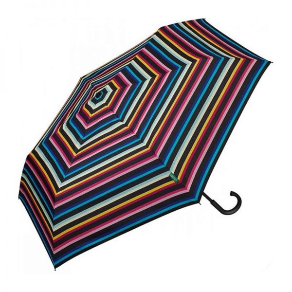 Ομπρέλα σπαστή ριγέ United Colors Of Benetton Super Mini RH Folding Umbrella Multi Stripes.