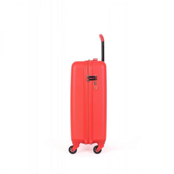 Βαλίτσα σκληρή μικρή κόκκινη United Colors Of Benetton 4W Luggage UCB Red, δεξιά όψη.