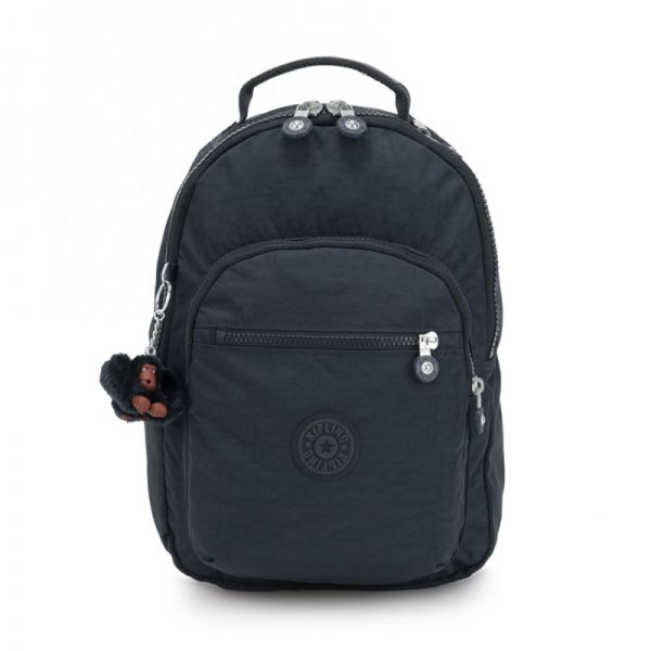 Σακίδιο πλάτης γυναικείο μπλε Kipling Clas Seoul S Backpack True Navy.