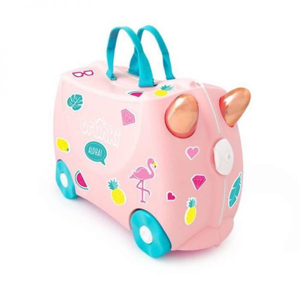 Kids' Cabin Luggage Trunki Flossi The Flamingo