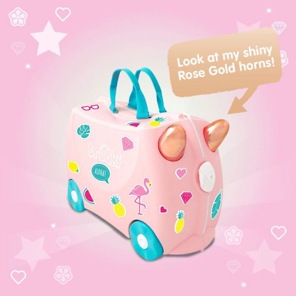 Kids' Cabin Luggage Trunki Flossi The Flamingo