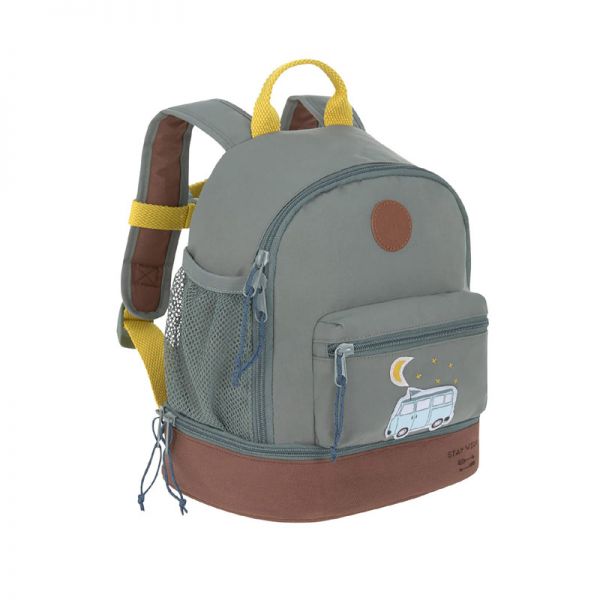 Mini Backpack Lässig  Adventure Bus Grey