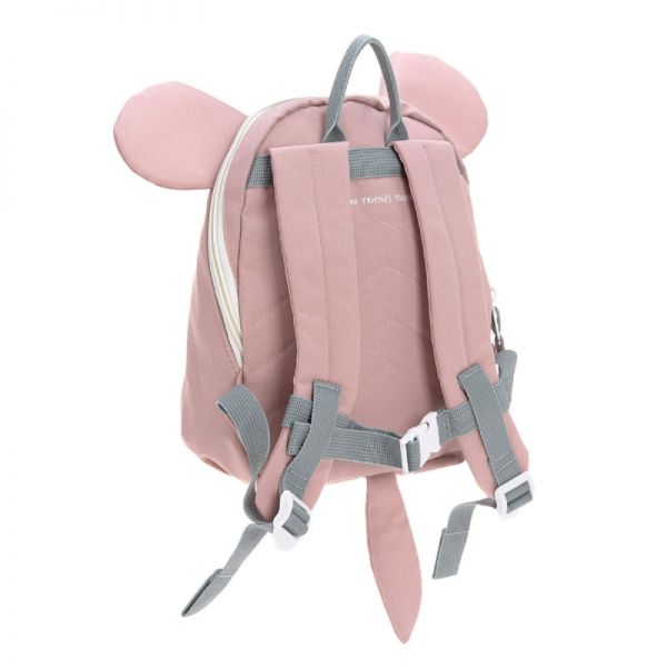 Σακίδιο πλάτης παιδικό τσιντσιλά Lässig About Friends Tiny Backpack Chinchilla, πίσω όψη.