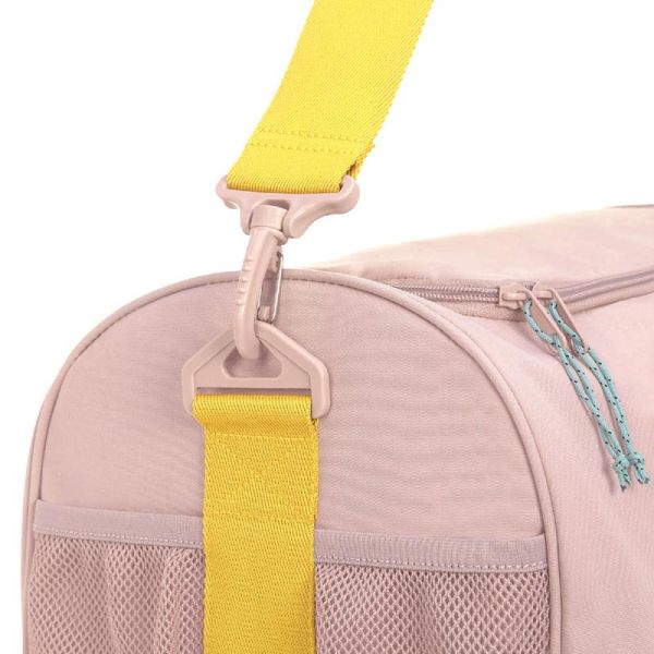 Τσάντα ταξιδιού παιδική Lässig Mini Sportsbag Adventure Tipi Pink, λεπτομέρεια, ιμάντας.