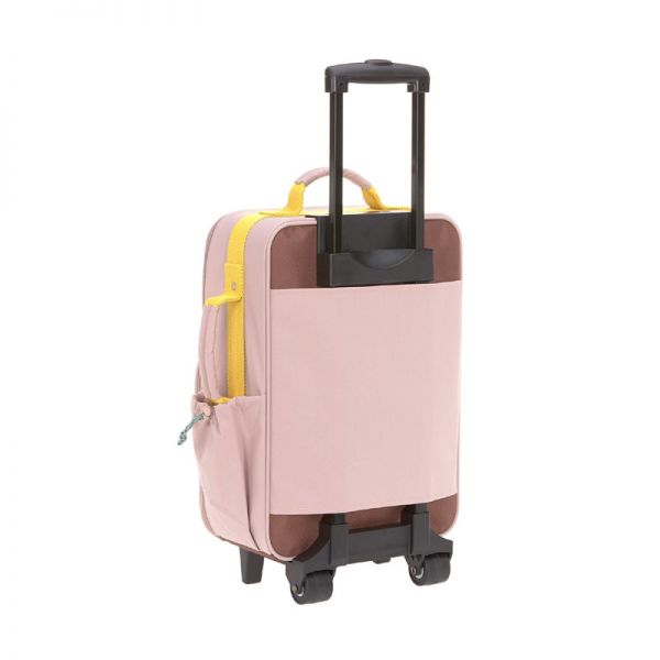 Βαλίτσα παιδική Lässig Trolley Adventure Tipi Pink, πίσω όψη.