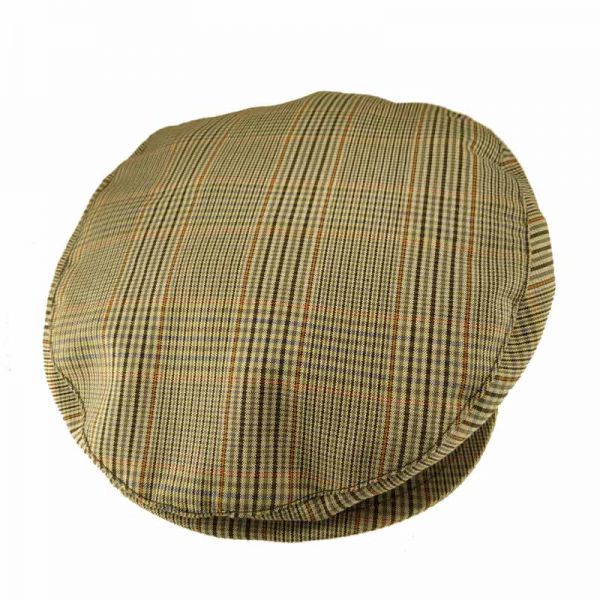 Men's Summer Cap Checked Green